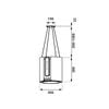 Máy hút mùi treo dây độc lập KF-IS0935YL 1000 m³/h