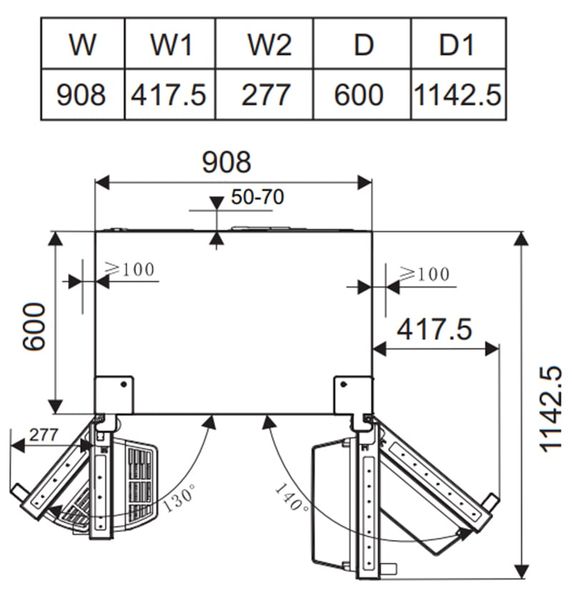 Tủ lạnh Kaff Side By Side KF-SBS600BWT 573 lít