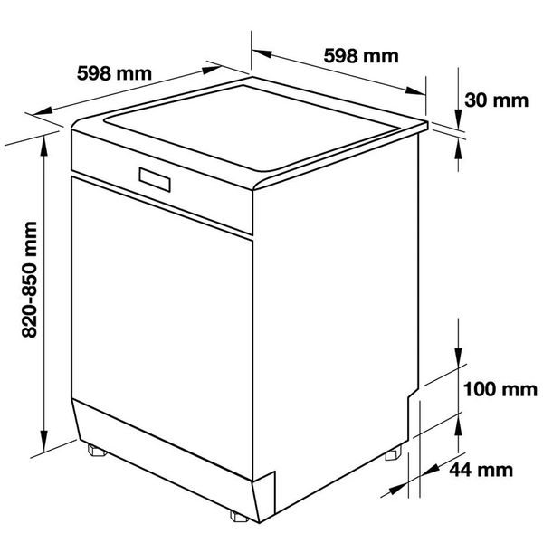 Máy rửa bát Kaff 15 bộ KF-T35HEMERA