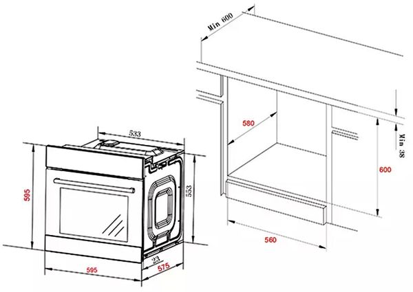 Lò nướng Kaff KF-T90M 2900W