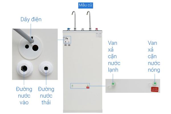Máy lọc nước RO nóng nguội lạnh Kangaroo KG10A3 10 lõi