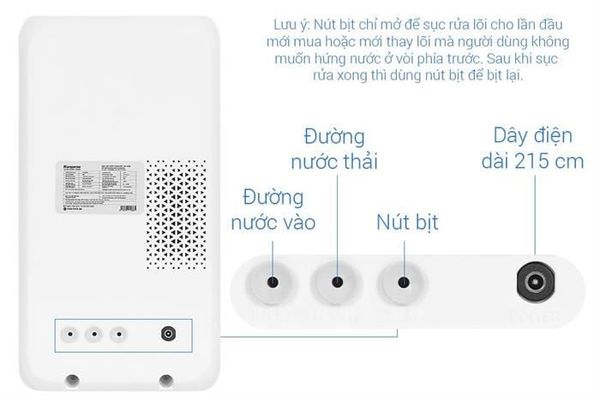 Máy lọc nước RO Hydrogen Kangaroo KG400HD 5 lõi