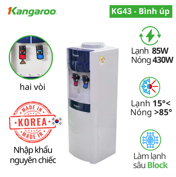Máy nước nóng lạnh Kangaroo KG43