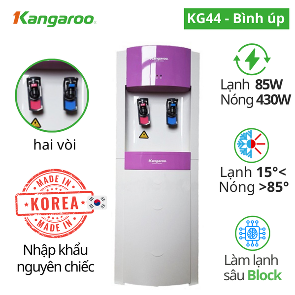 Cây nước nóng lạnh Kangaroo Hàn quốc KG44