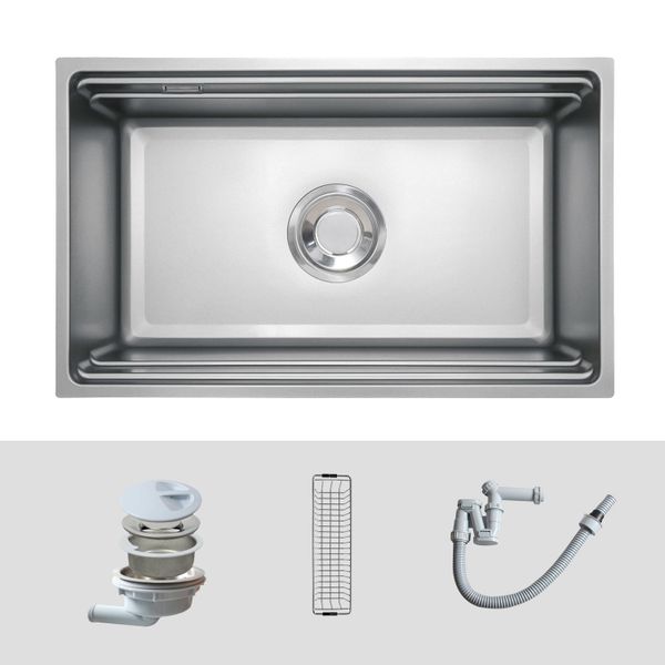 Chậu rửa thép Kluger KG7044FS Basic 70cm