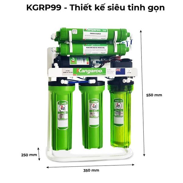 Máy lọc nước để gầm Kangaroo chân quỳ KGRP99