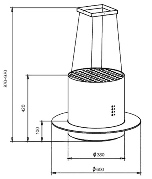Máy hút mùi Faster FS 7027B 90cm