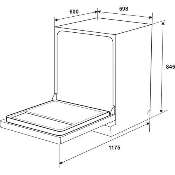 Máy rửa bát 14 bộ Hafele HDW-F601G 535.29.592
