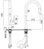Vòi rửa Kluger dây rút nóng lạnh đen nhám KLF0010B