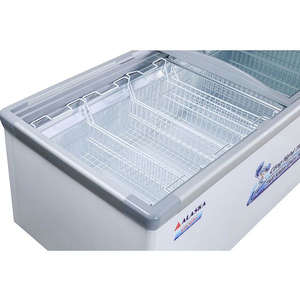 Tủ đông Alaska KN-400 mặt kính cong 400 lít