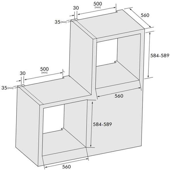 Lò nướng âm tủ 71 lít Kocher KOEU-71S14F