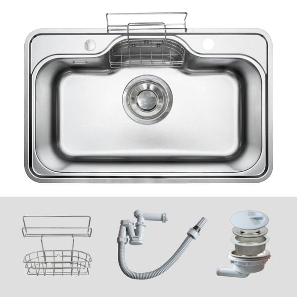 Chậu rửa inox Kluger 80cm KT8050FS – S80