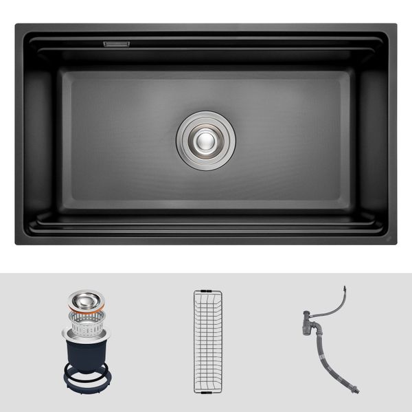 Chậu rửa inox Kluger 76cm KWU8161FB - S76