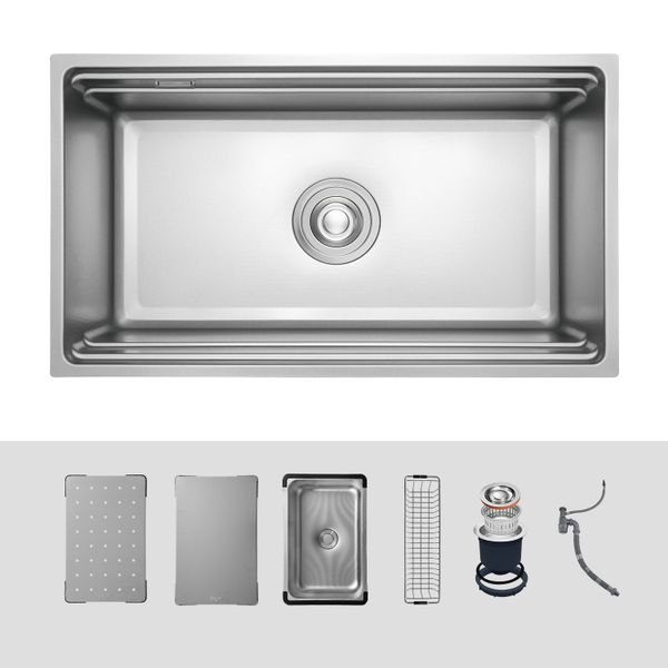Chậu rửa inox Kluger 76cm KWU8161FS - S76 Plus