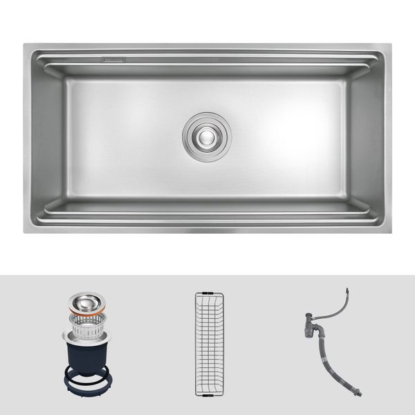 Chậu rửa inox Kluger 86cm KWU8161FS-S86