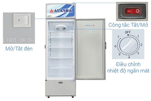 Tủ mát Alaska Inverter 300 lít LCI-300DX
