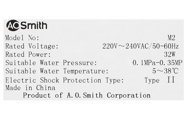 Máy lọc nước RO AOSmith M2 5 lõi