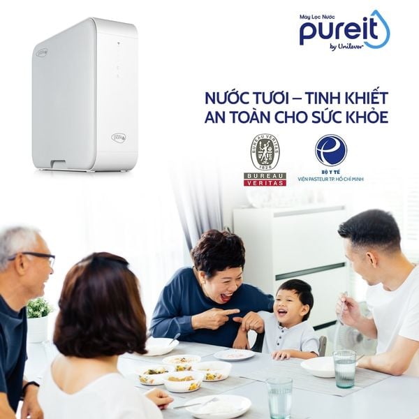 Máy Lọc Nước Âm Tủ Bếp Unilever Pureit DELICA UR5440