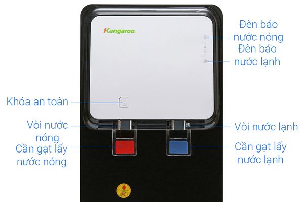 Máy lọc nước RO nóng lạnh Kangaroo KG61A3 5 lõi