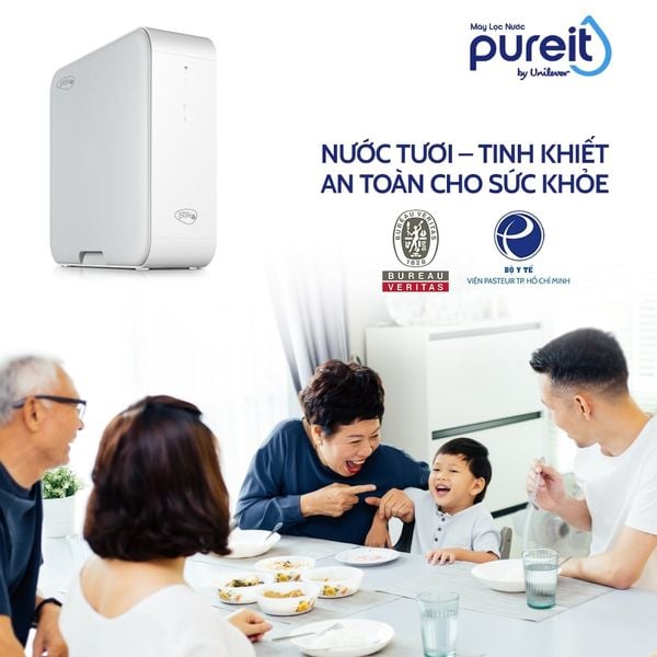 Máy Lọc Nước Âm Tủ Bếp Unilever Pureit DELICA UR5640