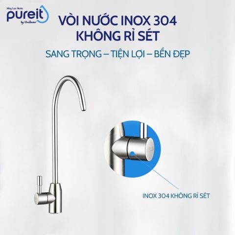 Máy Lọc Nước Âm Tủ Bếp Unilever Pureit DELICA UR5640
