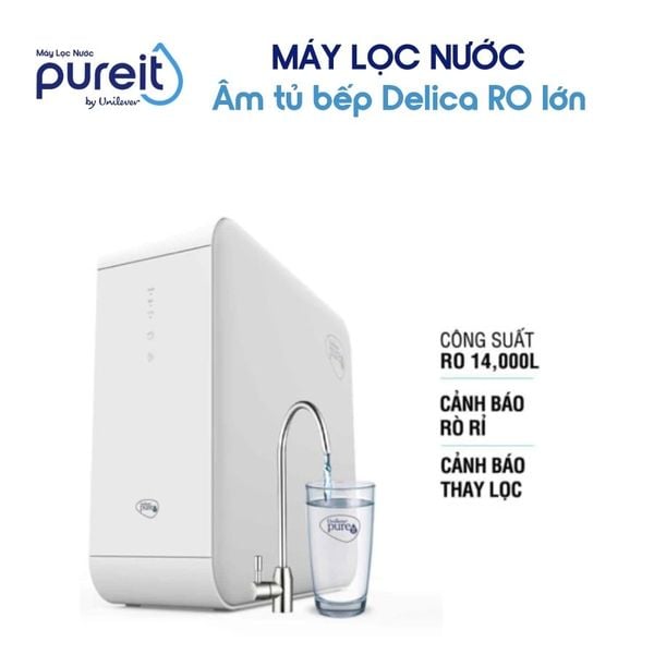 Máy Lọc Nước Âm Tủ Bếp Unilever Pureit DELICA UR5640