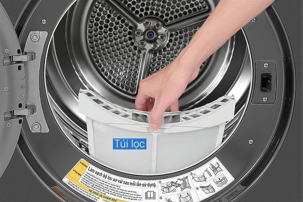 Máy sấy bơm nhiệt Heat Pump LG inverter 10.5kg DVHP50B