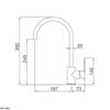 Vòi rửa đồng thau Malloca MF-062