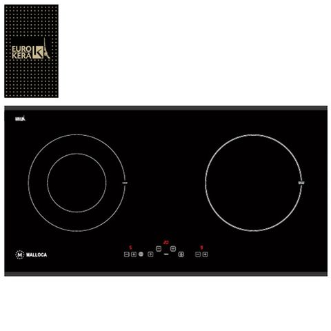 Bếp điện từ 2 vùng nấu Malloca MH-02IR LB