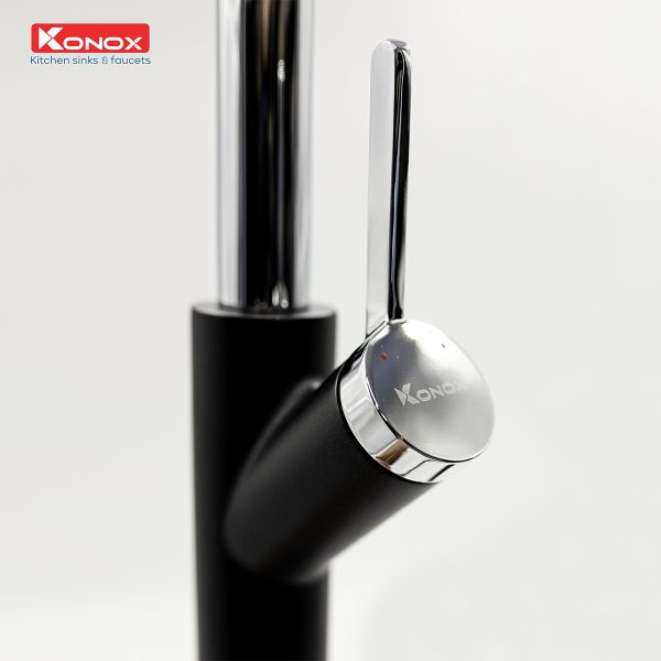 Vòi rửa Konox nóng lạnh Modo Black