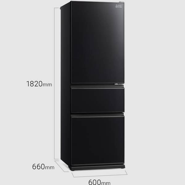 Tủ Lạnh Inveter Mitsubishi MR-CGX46EN-GBK-V 358 Lít