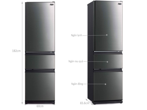 Tủ lạnh Mitsubishi Electric Inverter 365 lít MR-CX46ER-BST