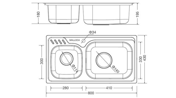 Chậu Rửa Chén MS 1003 NEW