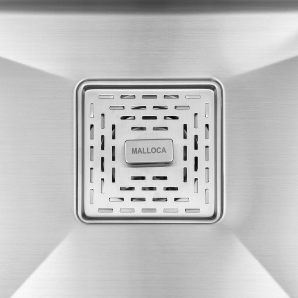 Chậu rửa Inox 2 hố 86cm Malloca MS 6304 ST