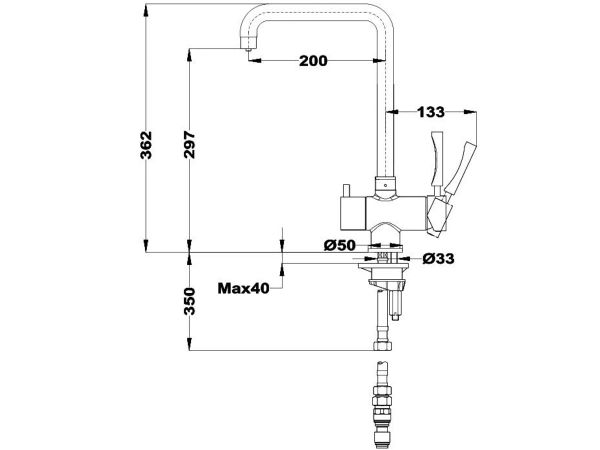 Vòi chậu rửa Teka OS 210