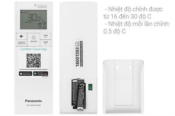 Điều hòa Panasonic 2 Chiều Inverter 12000 BTU CU/CS-XZ12BKH-8