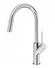 Vòi rửa Konox dây rút Ponte Chrome nóng lạnh