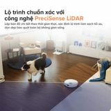 Robot hút bụi lau nhà Roborock QRevo Edge 5V1 (Trắng/Đen)