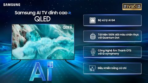 Smart Tivi Samsung QLED Vision AI 4K 65 inch QA65Q7FA [ mẫu mới 2025 ]