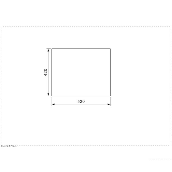 Chậu rửa Reginox Minami 50cm R30745 màu vàng