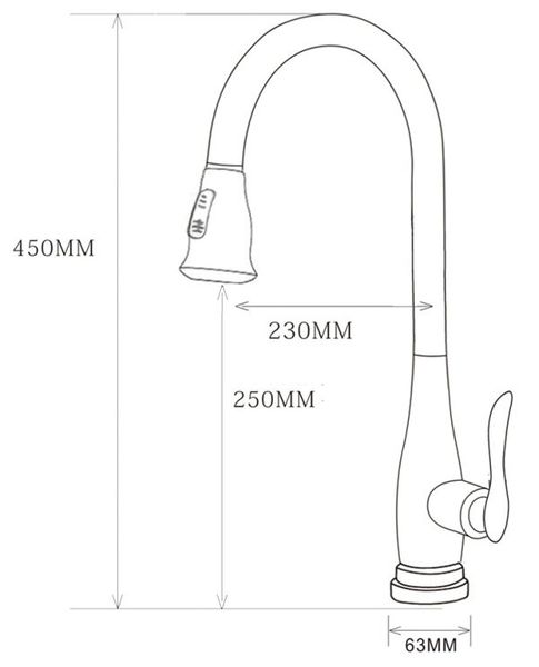 Vòi rửa 2 đường nước Roslerer RL-668