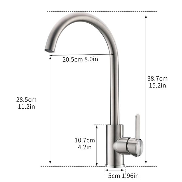 Vòi rửa 2 đường nước Roslerer RL-802