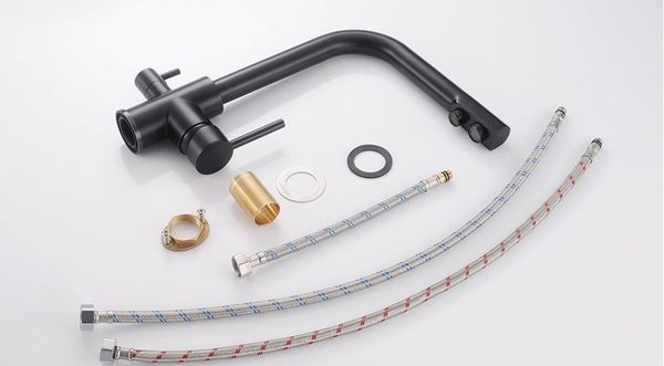 Vòi rửa 3 đường nước cao cấp Roslerer RL-807 Black