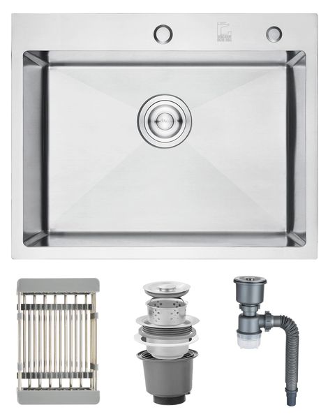 Chậu rửa inox 1 hố Roslerer 60cm RL01-6045