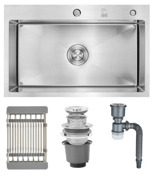 Chậu rửa Inox 1 hố Roslerer 70cm RL04-7045