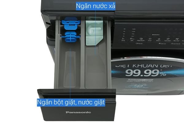 Máy giặt sấy Panasonic Inverter 10.5 kg NA-S056FR1BV