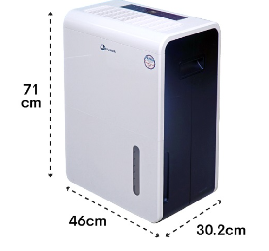 Máy hút ẩm công nghiệp Fujihaia DH55BL 55 lít 650W 50m2