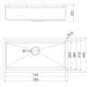 Chậu rửa 1 hố Inox 78cm Malloca Slide MS 781