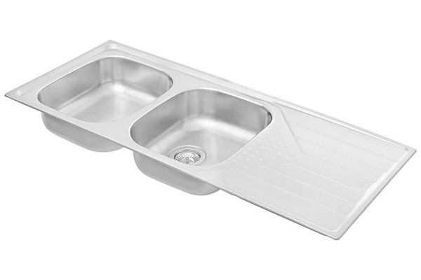 Chậu rửa chén 2 ngăn 1 cánh inox Teka Universe 80 T-XP 2B 1D REV 3½