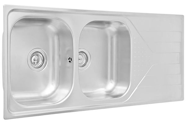 Chậu rửa chén 2 ngăn 1 cánh inox Teka Universe 80 T-XP 2B 1D REV 3½